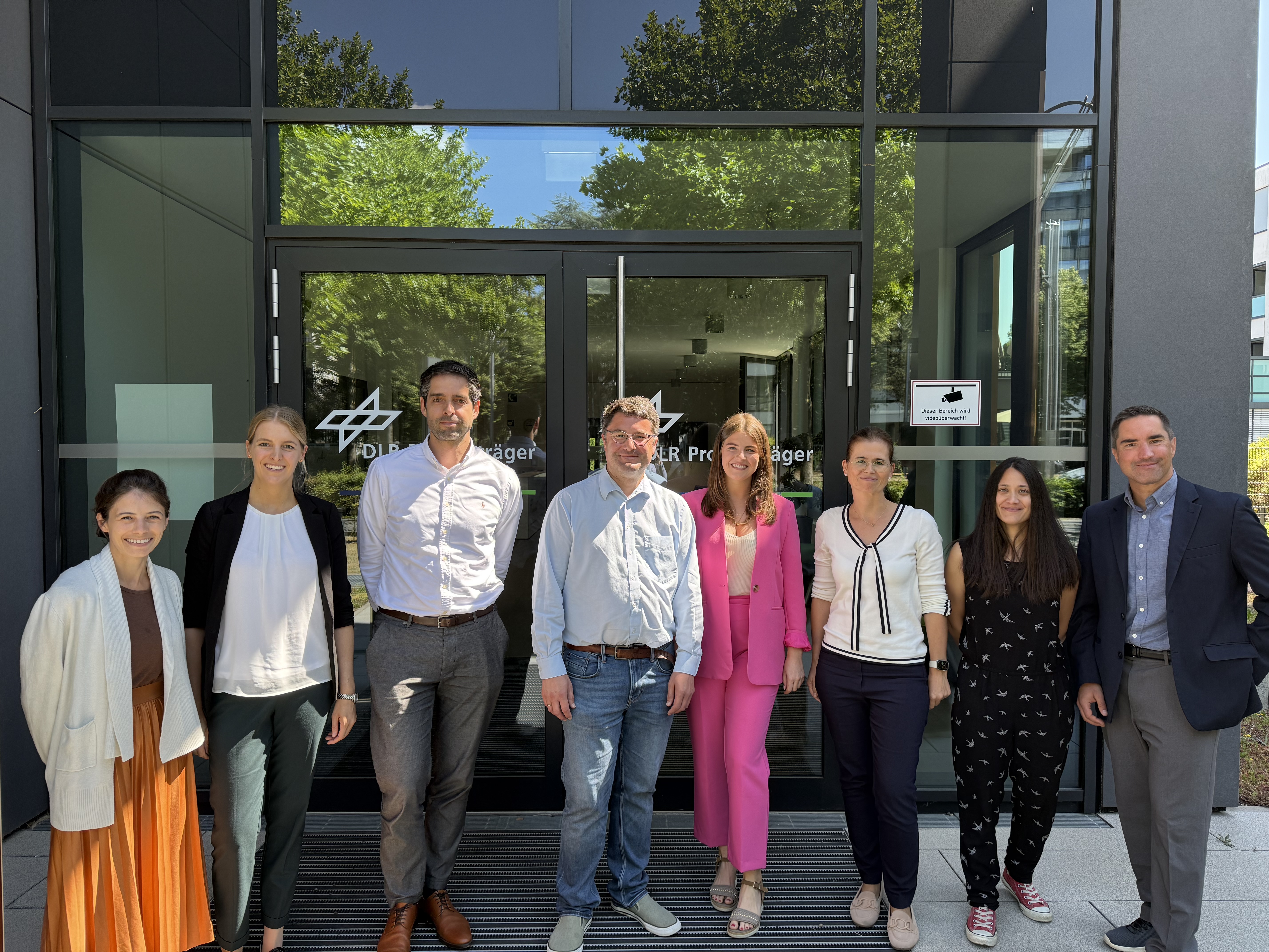 ABCD-J 2025 Annual Meeting Attendees; Pictured from left to right: Jenna Swarthout Goddard, Melanie Schütte, Joseph Kambeitz, Axel Krug, Anna Geiger, Kathrin Reetz, Bianka Hilfrich, Simon Eickhoff; Not pictured: Simone Hienz.